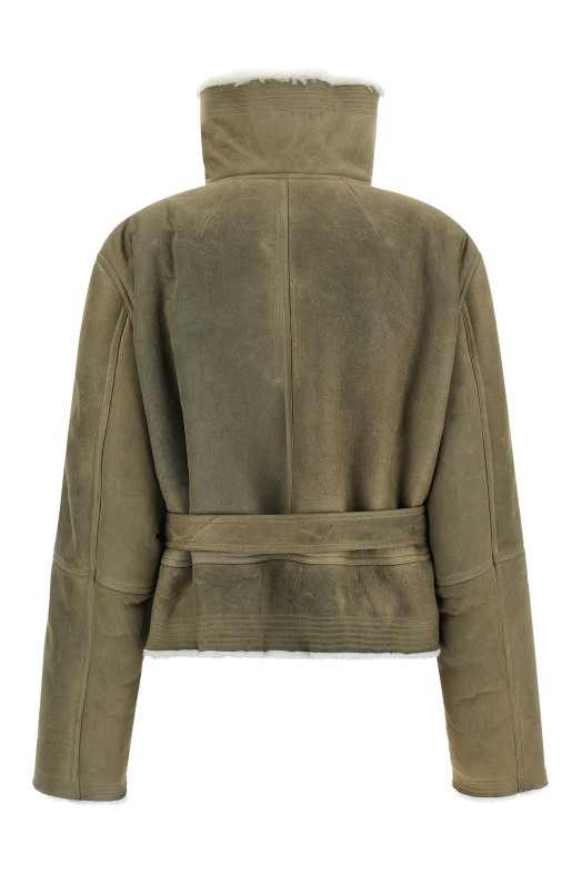 'Cropped Flight' jacket Green