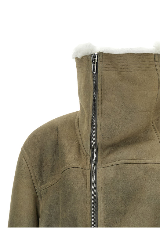 'Cropped Flight' jacket Green