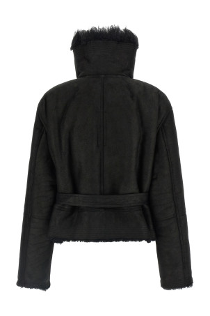 'Cropped Flight' jacket Black
