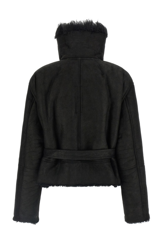 'Cropped Flight' jacket Black