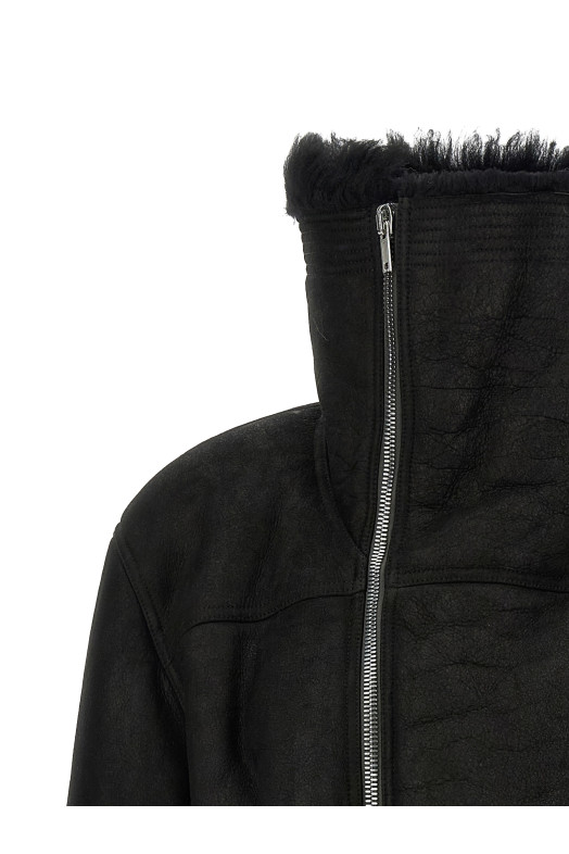 'Cropped Flight' jacket Black