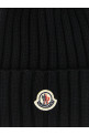 Шерстяная шапка с помпоном, чёрная MONCLER L20933B00039M1131999
