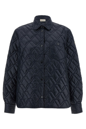 Quilted overshirt Blue