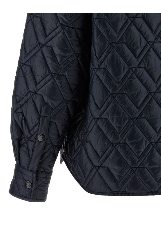 Quilted overshirt Blue