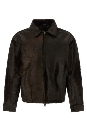 Pony hair jacket Brown