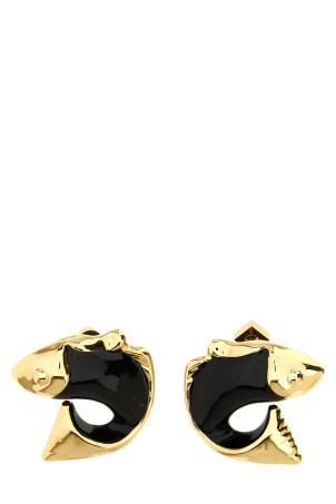 'Les Boucles Poisson' earrings  Black