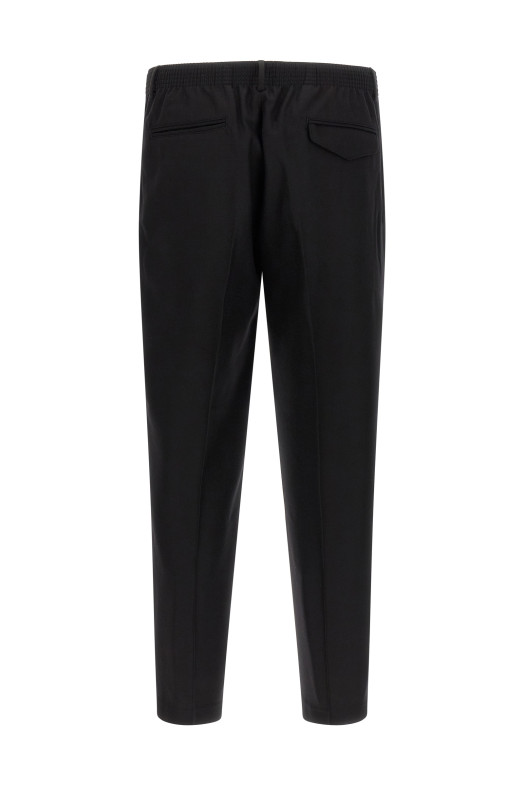 'Ciak' tapered pants Black