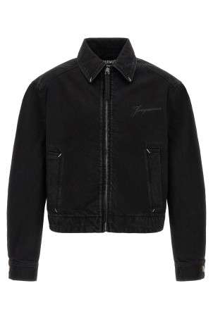 'La Veste De-Nîmes Canevas' jacket Black