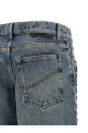 Джинсы на шнурках, синие STELLA MCCARTNEY 6D04563SQH474152