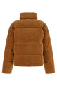 Corduroy down jacket Brown