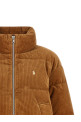 Corduroy down jacket Brown