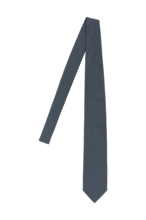 Жаккардовий шовковий краватка, синій BRIONI O61D00OE4334890