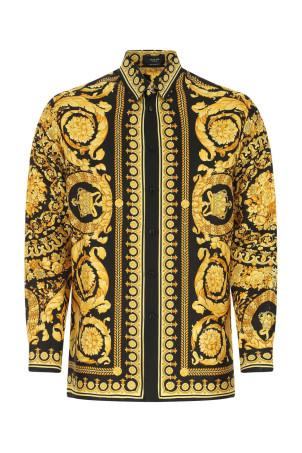 Printed silk shirt VERSACE (10039411A03044)
