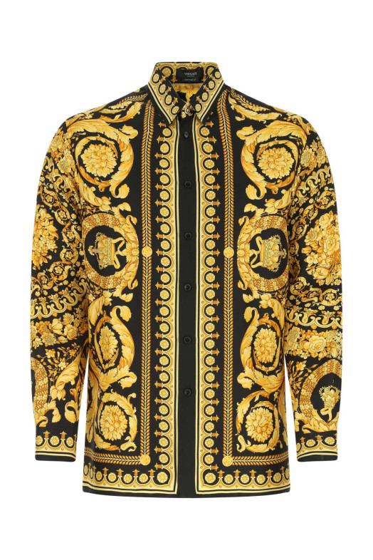 Printed silk shirt VERSACE (10039411A03044)