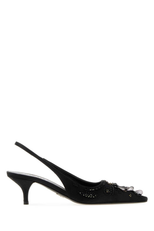 Black satin pumps Black PRADA (1I640OF0553F7I)