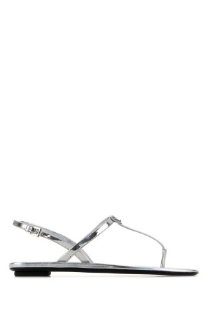Silver leather thong sandals PRADA (1Y395OF0053AU1)