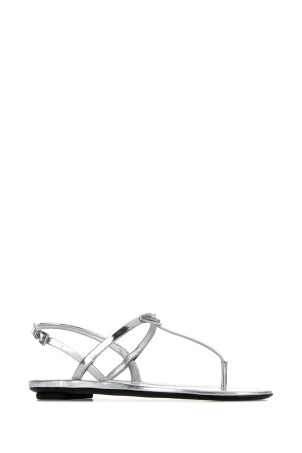 Silver leather thong sandals PRADA (1Y395OF0053AU1)