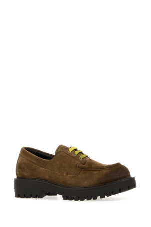 Brown suede loafers PRADA (2EE416FG0010B2)