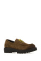 Коричневые замшевые лоферы PRADA (2EE416FG0010B2)