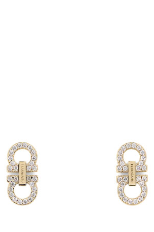 Embellished metal earrings SALVATORE FERRAGAMO (760871785180)