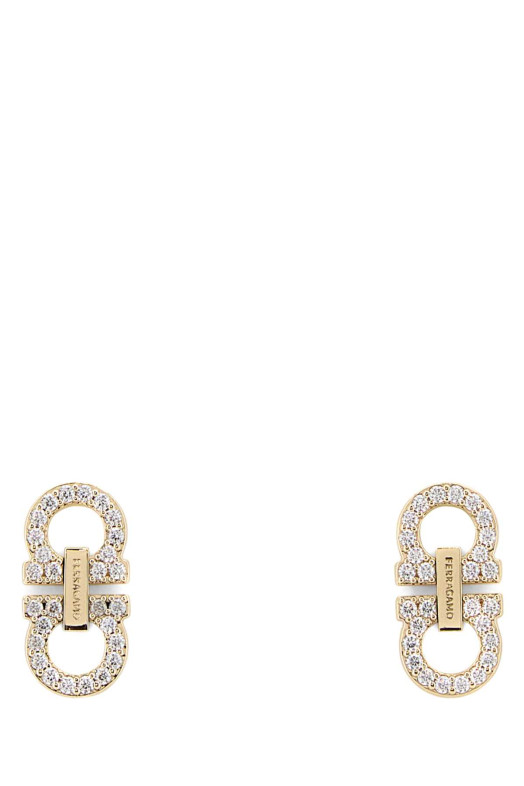 Embellished metal earrings SALVATORE FERRAGAMO (760871785180)