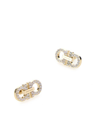 Embellished metal earrings SALVATORE FERRAGAMO (760871785180)