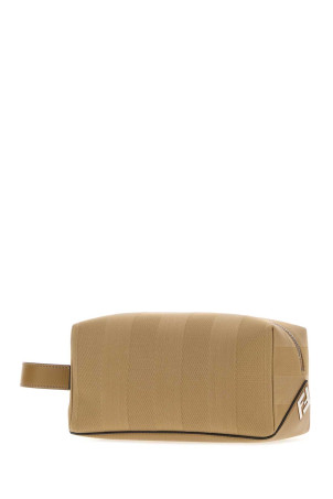 Beige canvas beauty case FENDI (7N0170B110)
