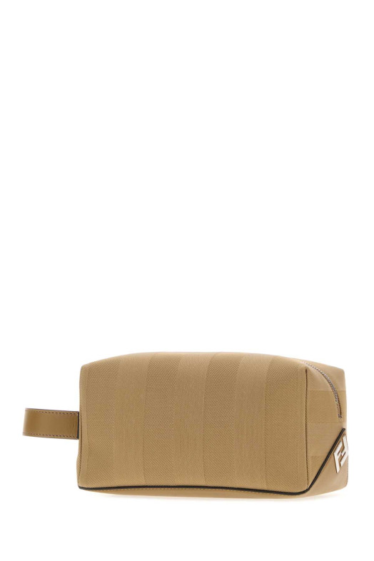 Beige canvas beauty case FENDI (7N0170B110)