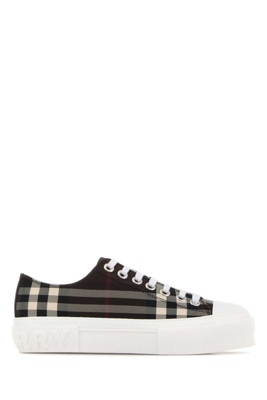 Кроссовки из канвы с вышивкой BURBERRY (8114116)