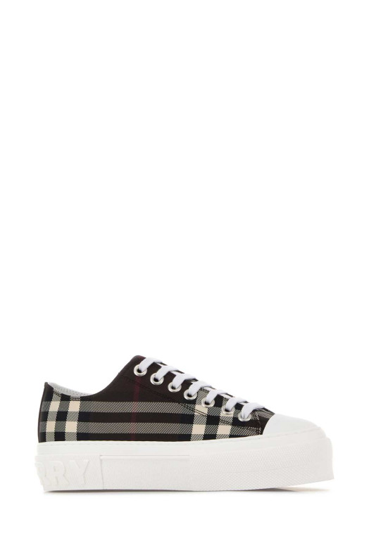 Кроссовки из канвы с вышивкой BURBERRY (8114116)