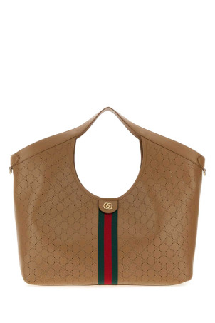 Camel leather large Gucci Giglio shopping bag GUCCI (853971AAG3K)