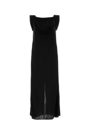 Black crepe long dress Black BOTTEGA VENETA (876819V6NJ0)