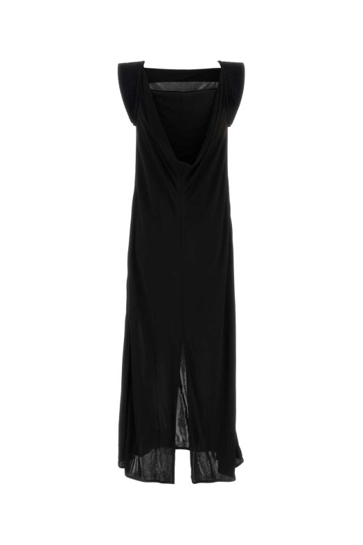 Black crepe long dress Black BOTTEGA VENETA (876819V6NJ0)