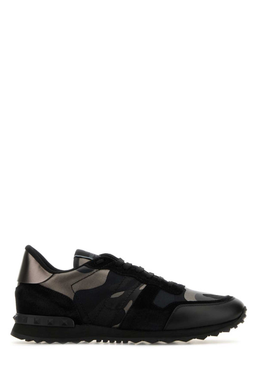 Multicolor fabric and leather Rockrunner Camouflage sneakers VALENTINO GARAVANI (8Y2S0723NTA)
