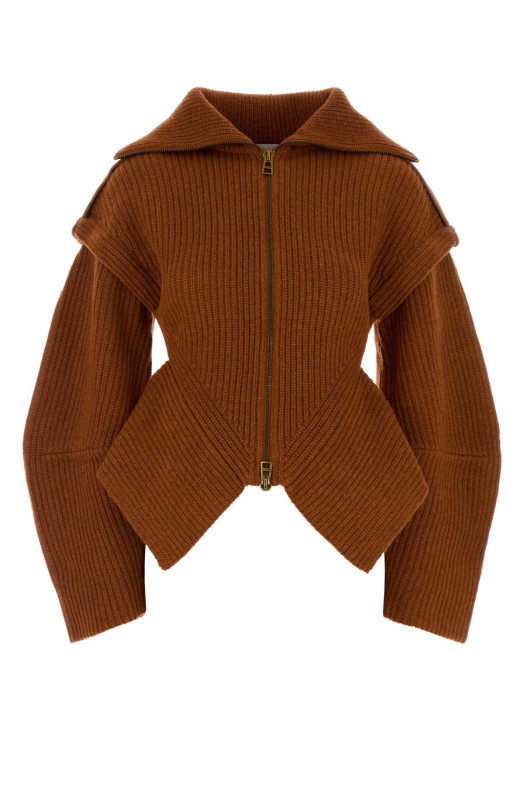 Copper wool blend Valiant cardigan ZIMMERMANN (9556TF261)