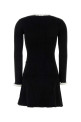 Black chenille mini dress Black SELF PORTRAIT (AW26099SB)