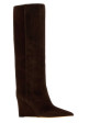 Chocolate suede Blake boots Bordeaux JIMMY CHOO (BLAKEKB85SUE)