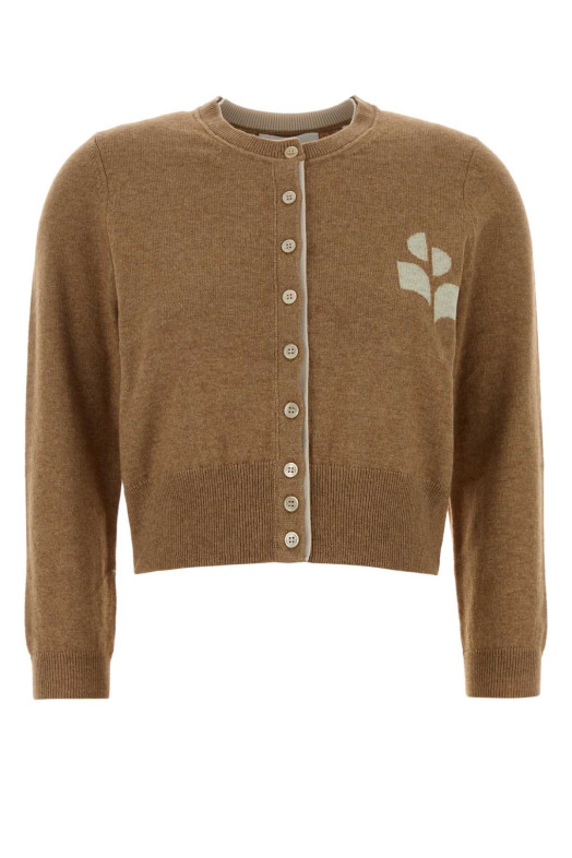 Biscuit cotton blend Lona cardigan ISABEL MARANT ETOILE (CA0163FAD1L16E)