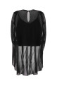 Black silk blend top Black FENDI (FZXF37B1QL)