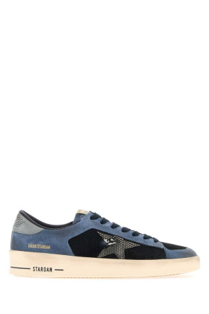 Two-tone suede and mesh Stardan sneakers GOLDEN GOOSE DELUXE BRAND (GMF00370F008517)