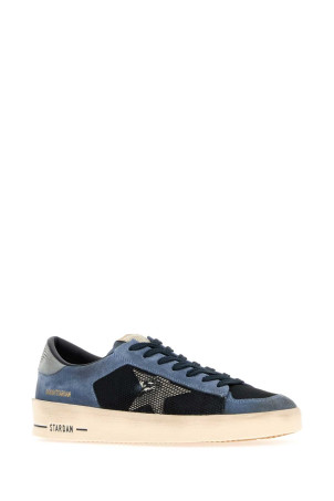 Two-tone suede and mesh Stardan sneakers GOLDEN GOOSE DELUXE BRAND (GMF00370F008517)