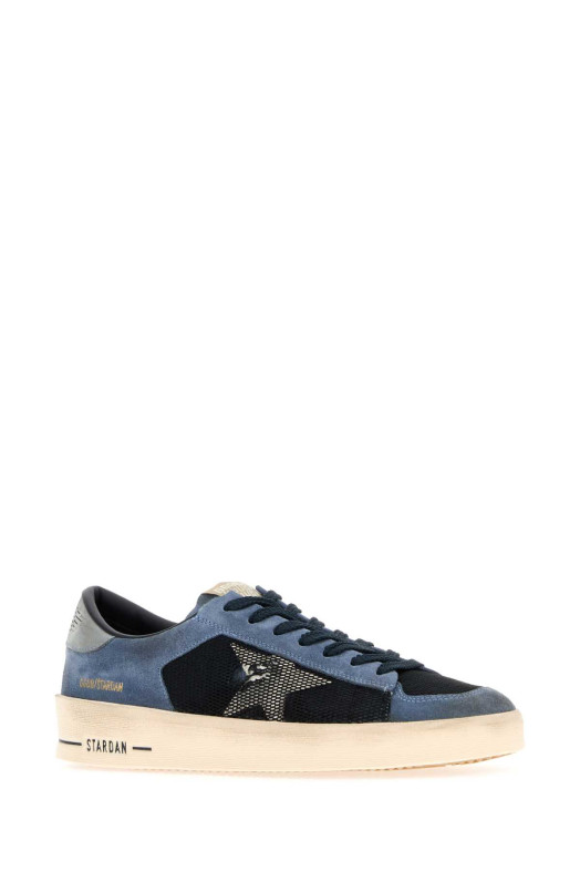 Two-tone suede and mesh Stardan sneakers GOLDEN GOOSE DELUXE BRAND (GMF00370F008517)