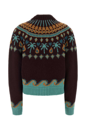 Embroidered wool Sweet Winter sweater ALANUI (LWHE061E26KNI0012851)