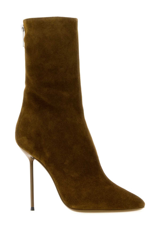 Mud suede Lidia ankle boots Beige PARIS TEXAS (PX2027XV003)