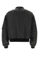 Charcoal nylon blend bomber jacket MAISON MARGIELA (S50AM0662M35923)