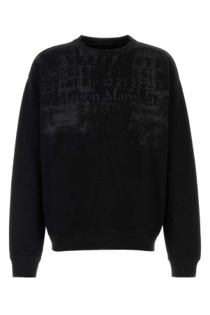 Black cotton sweatshirt MAISON MARGIELA (S50GU0255S25503)