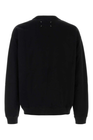 Black cotton sweatshirt MAISON MARGIELA (S50GU0255S25503)