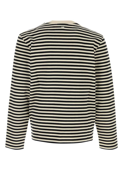 Embroidered cotton t-shirt AMI (UTS414JE0241)