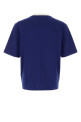 Blue cotton t-shirt AMI (UTS418JE0258)