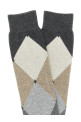 Diamond-shaped socks Gray